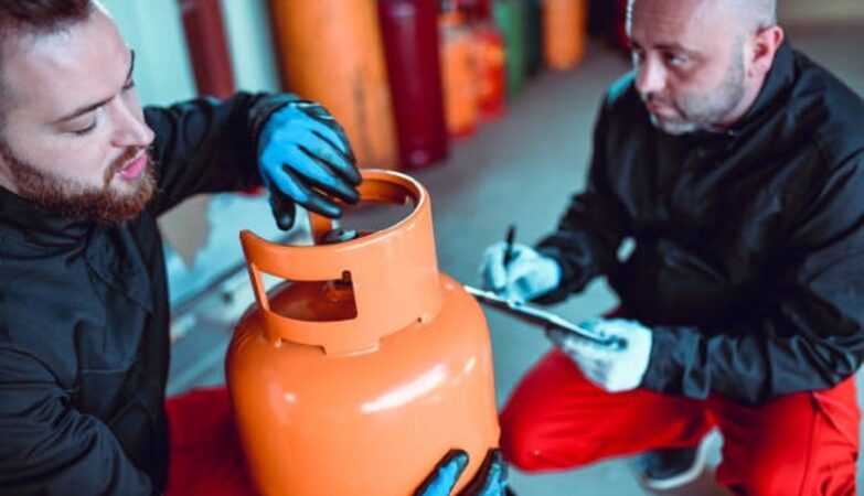 lpg bottle testing process